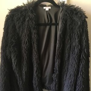 Furry winter cover-up